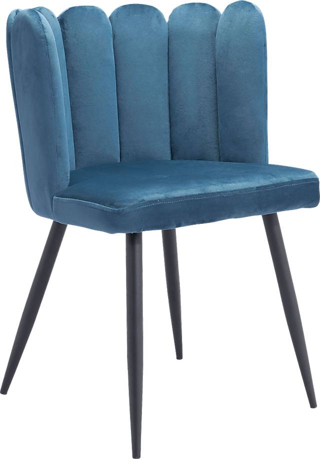 Heloise Blue Side Chair - Thumbnail - Image 1
