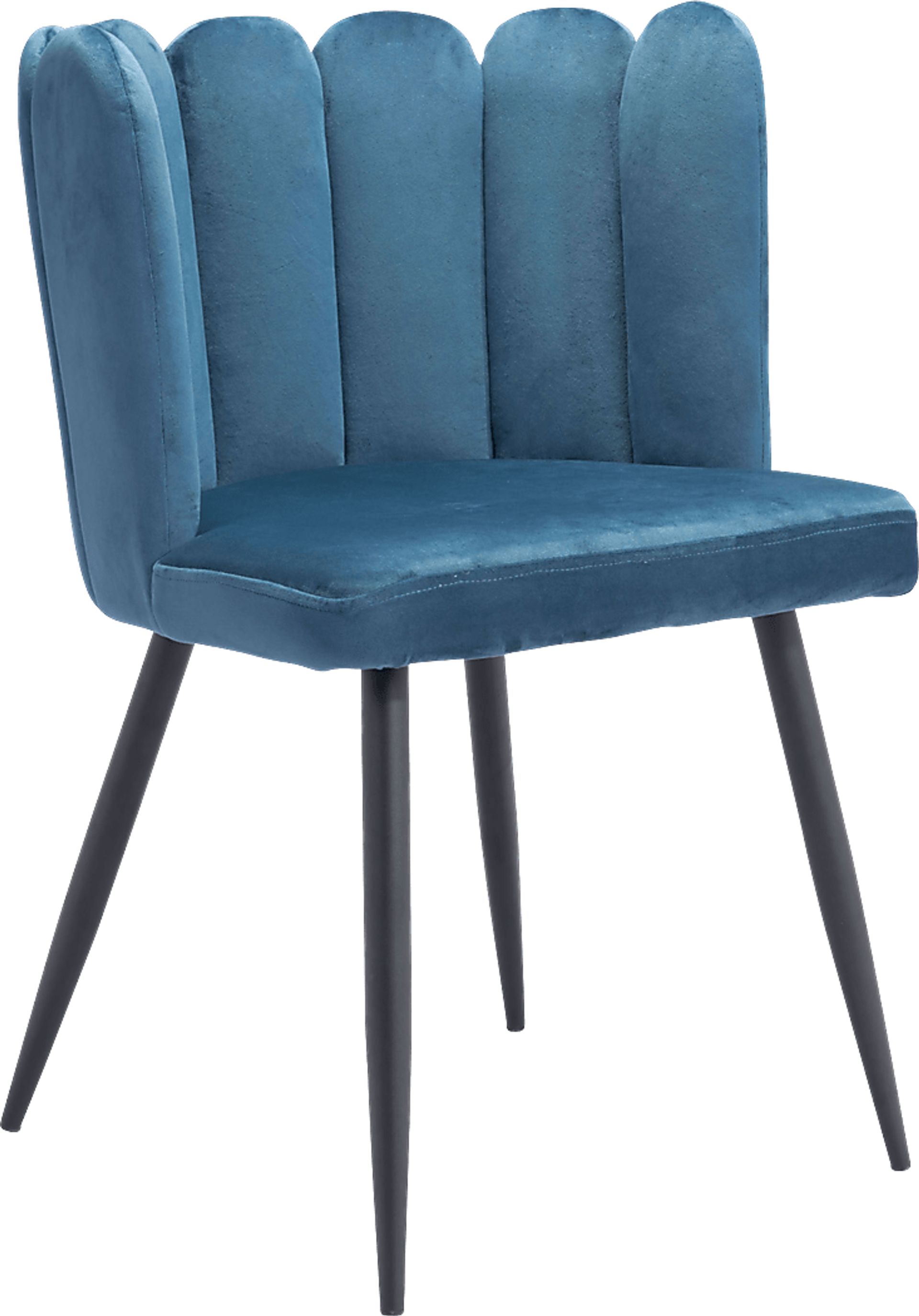 Heloise Blue Side Chair - Image 1