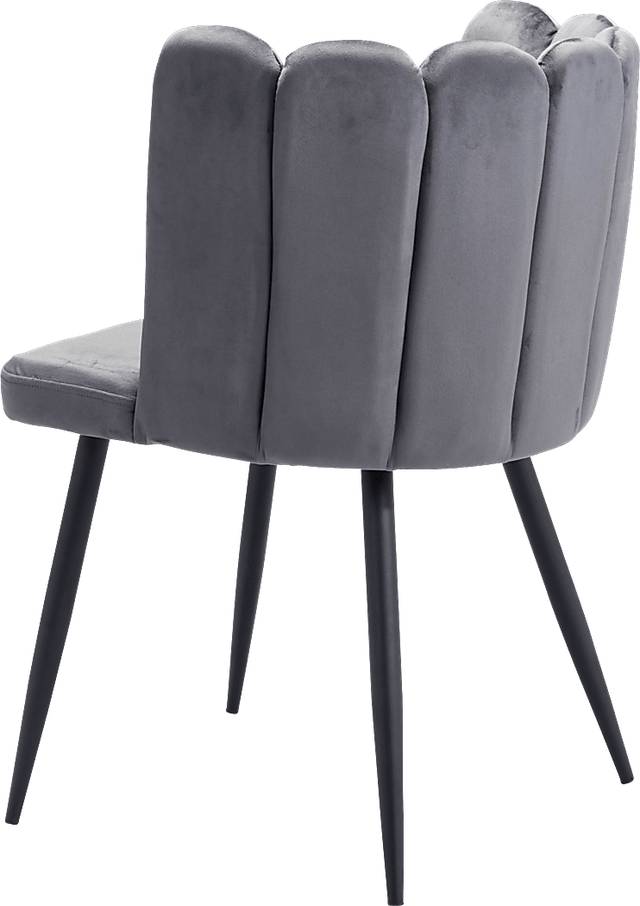 Heloise Gray Side Chair - Thumbnail - Image 5