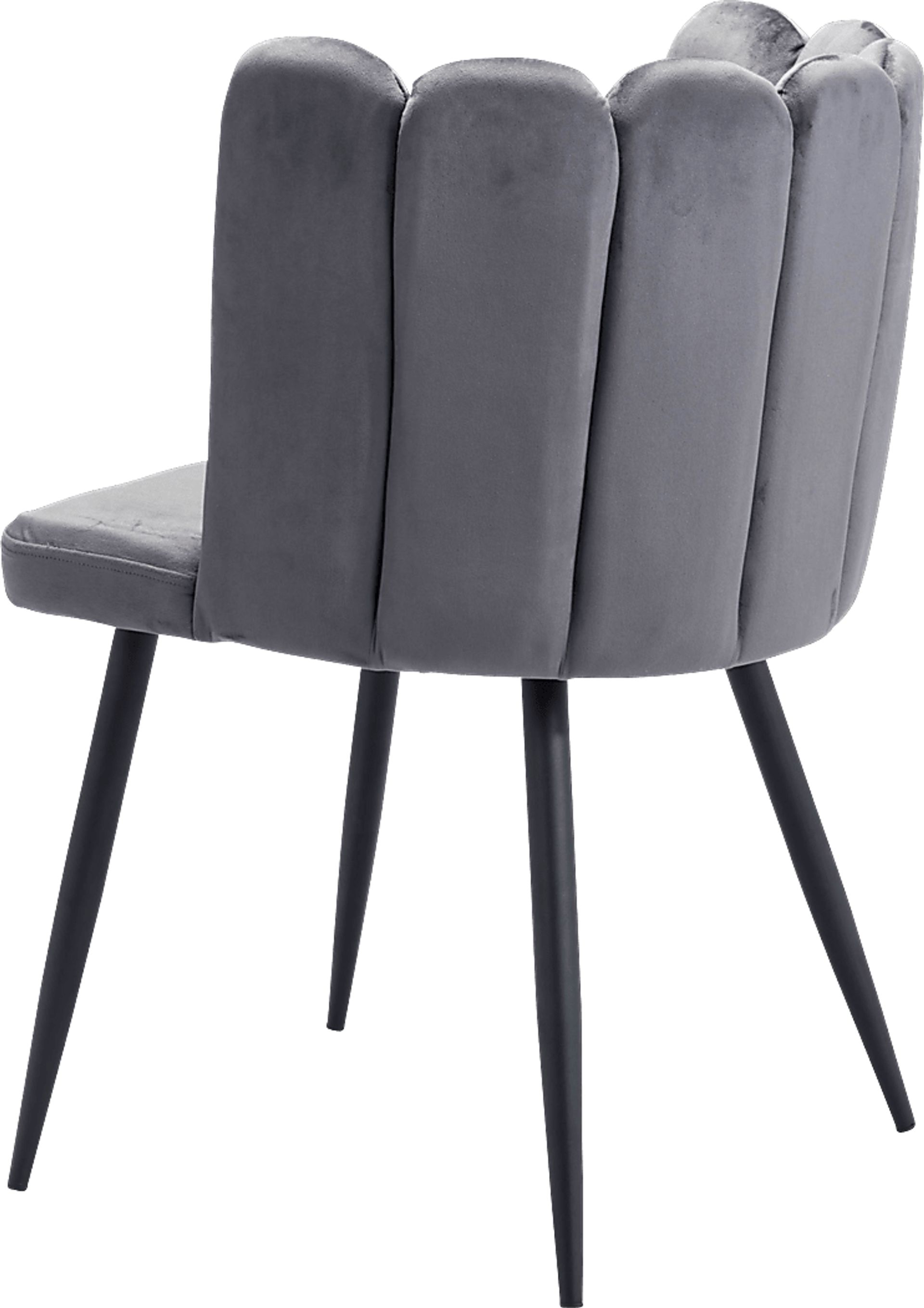 Heloise Gray Side Chair - Image 5