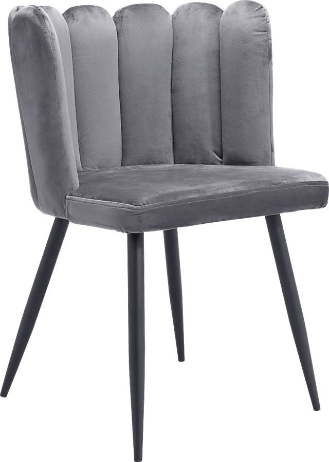 Heloise Gray Side Chair - Thumbnail - Image 1