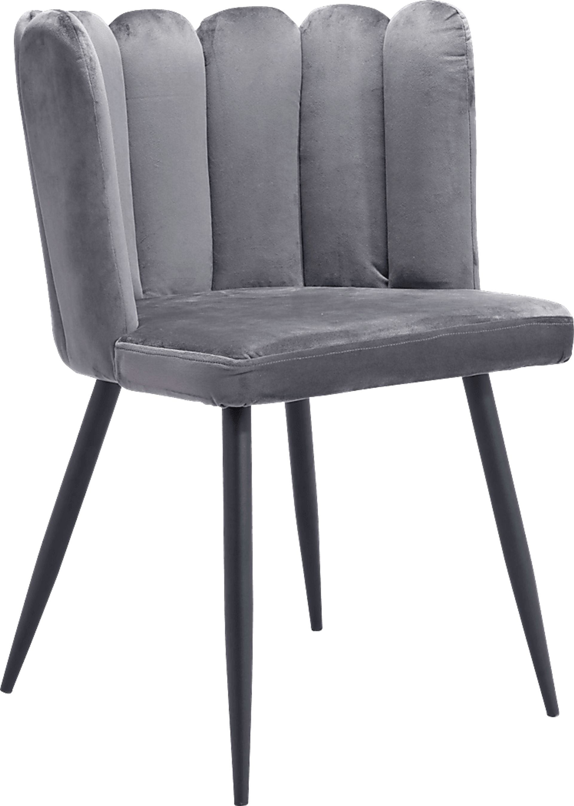 Heloise Gray Side Chair - Image 1
