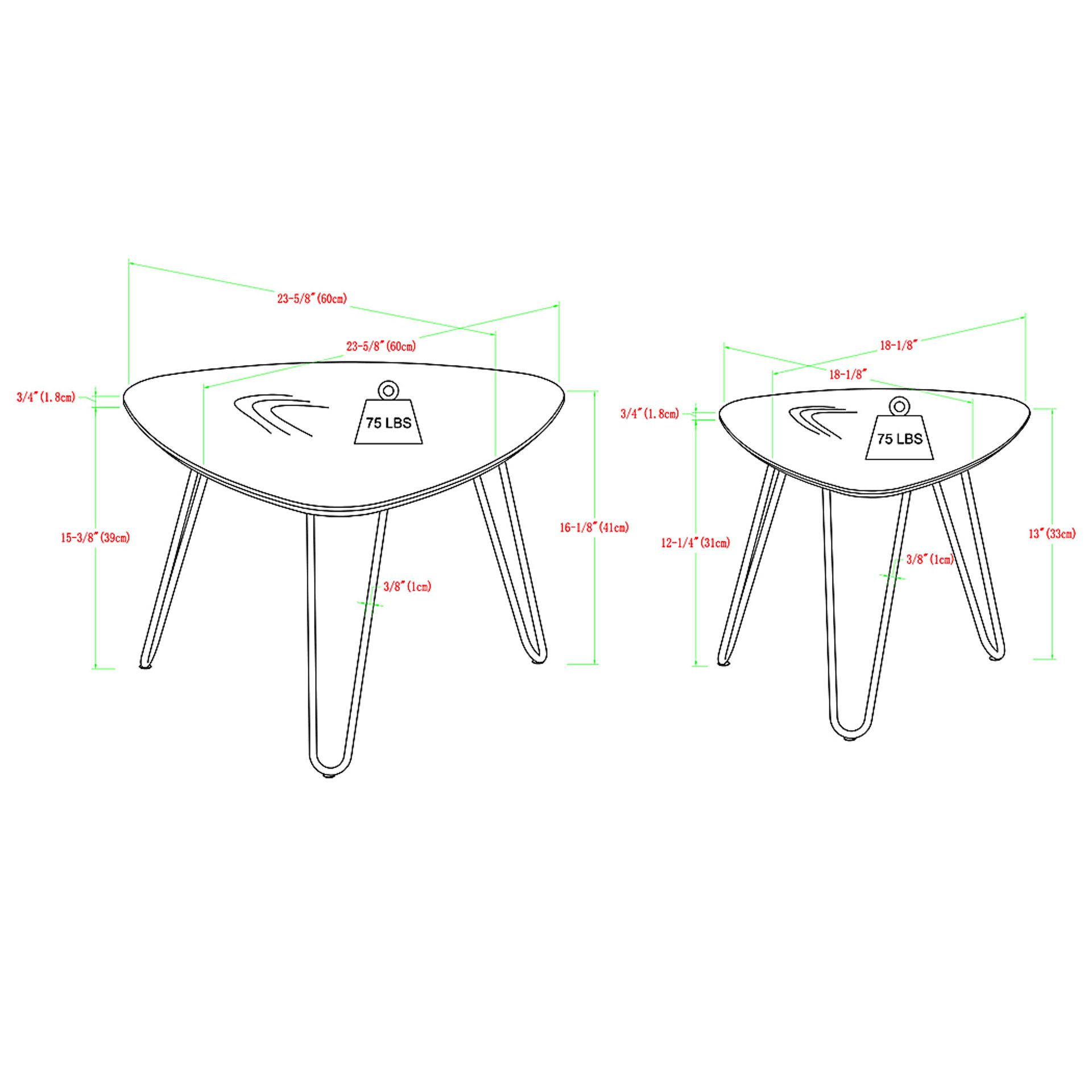 Helsem Oak Nesting Cocktail Table, Set of 2 - Image 6