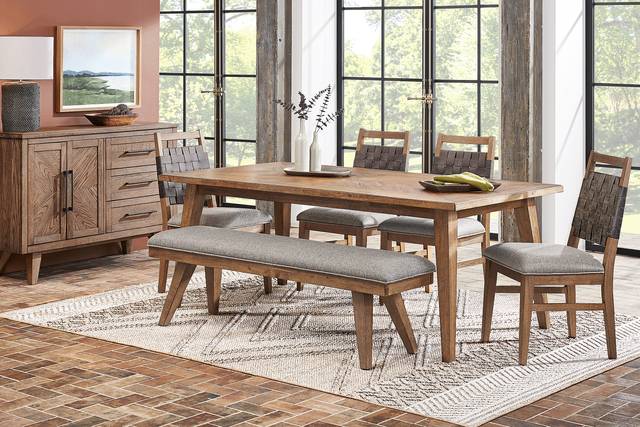 Helsinger Brown 6 Pc Rectangle Dining Room - Thumbnail - Image 1