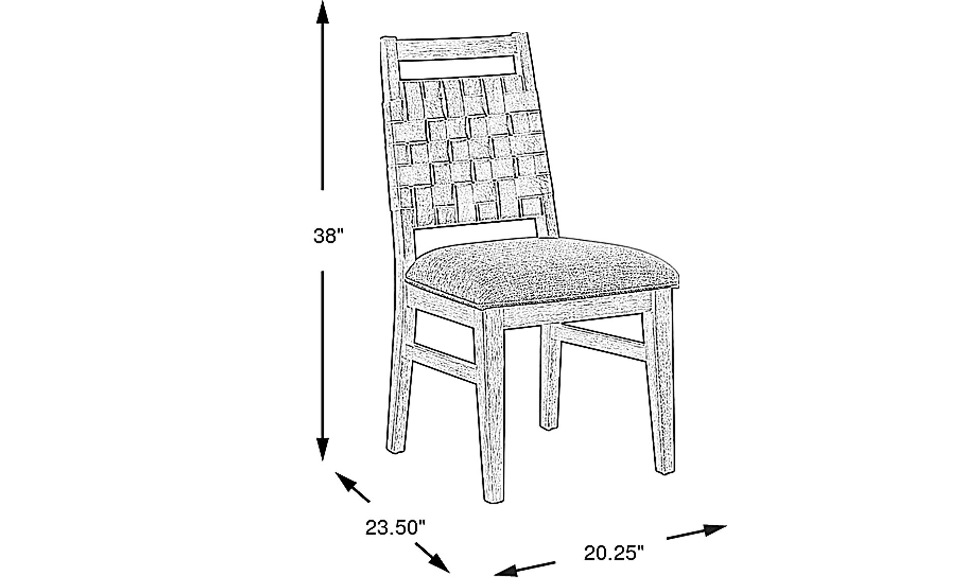 Dimension Image. Please refer to the Dimension Tab on this page for dimension details.