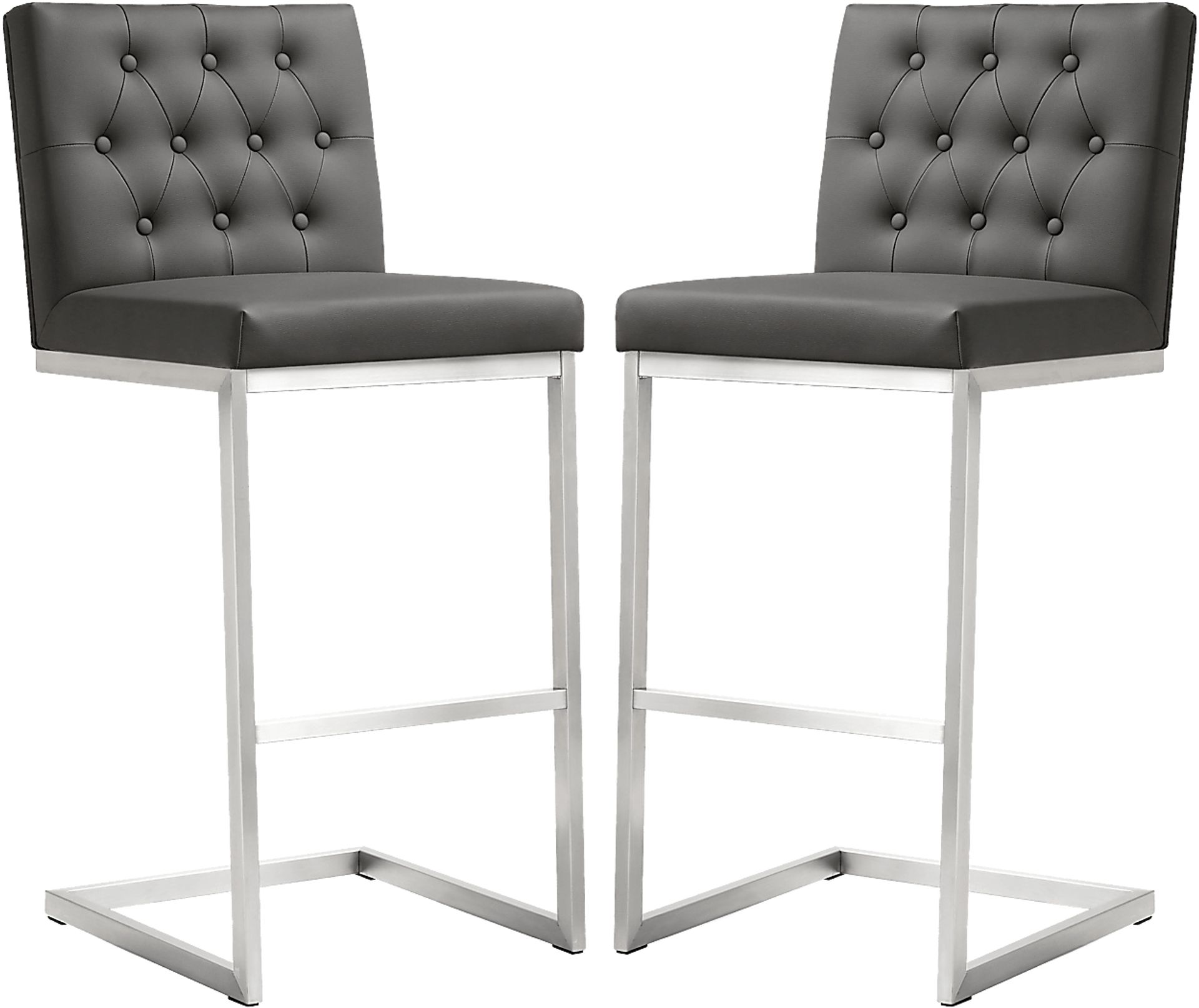 Helsinki Gray Barstools (Set of 2) - Image 1
