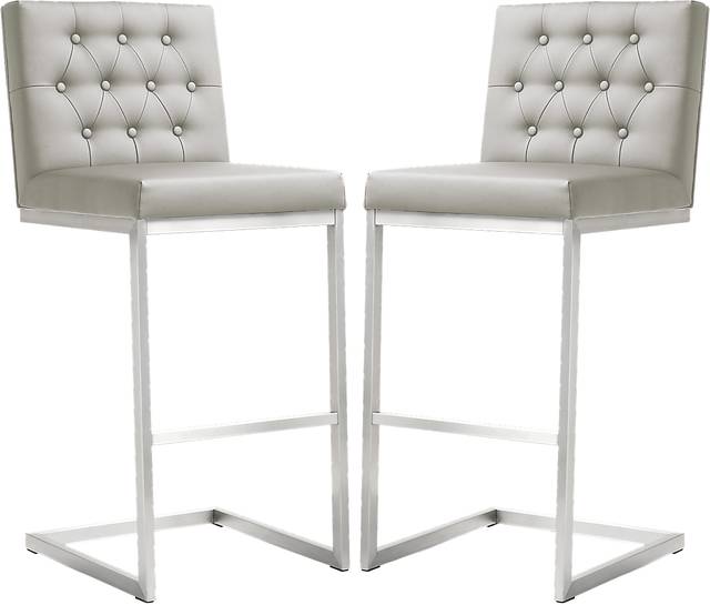Helsinki Light Gray Barstools (Set of 2) - Thumbnail - Image 1