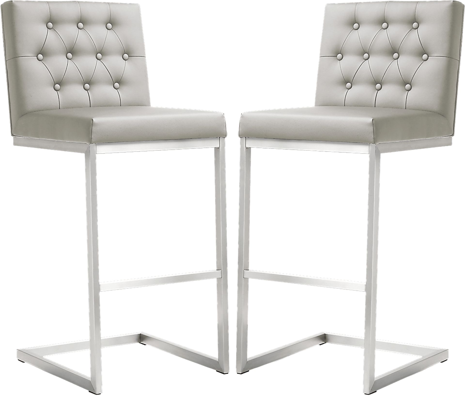Helsinki Light Gray Barstools (Set of 2) - Image 1