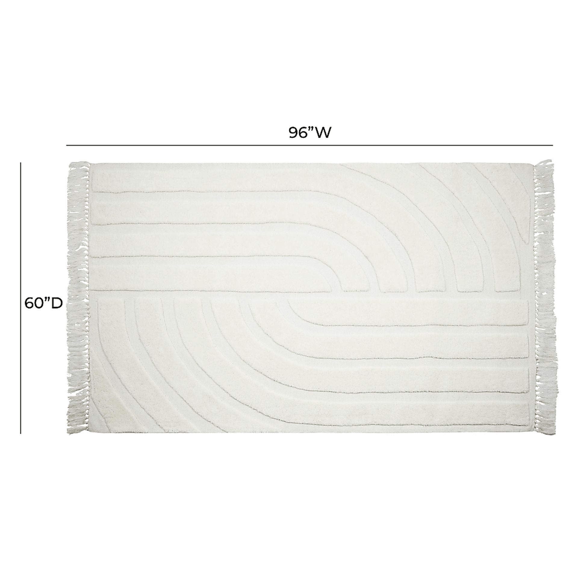 Hemdale White 5' x 8' Rug - Image 6