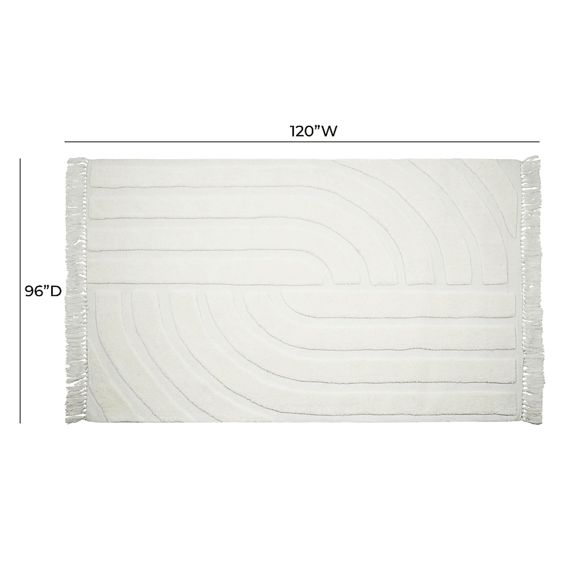 Hemdale White 8' x 10' Rug - Image 6