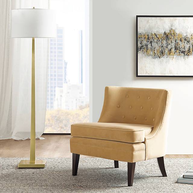 Hemenway Yellow Accent Chair - Thumbnail - Image 2