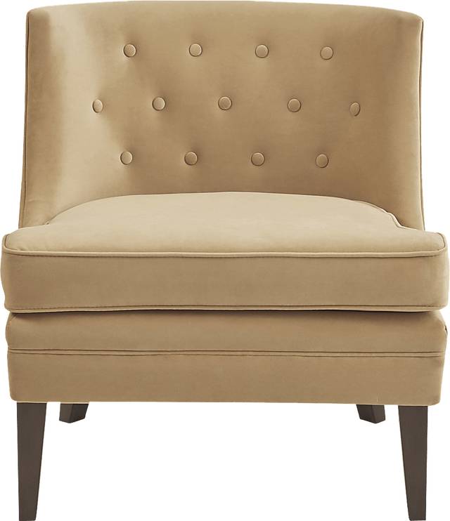Hemenway Yellow Accent Chair - Thumbnail - Image 1