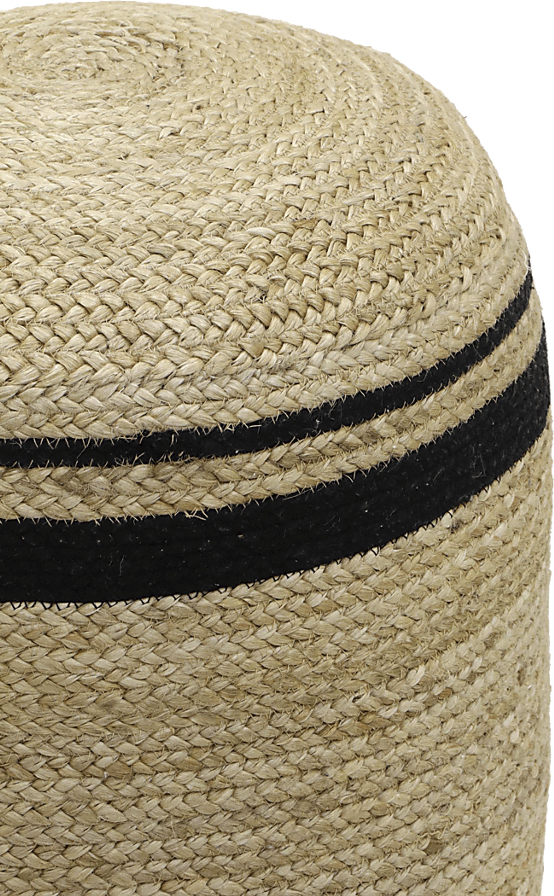 Heminway Natural Ottoman - Image 4