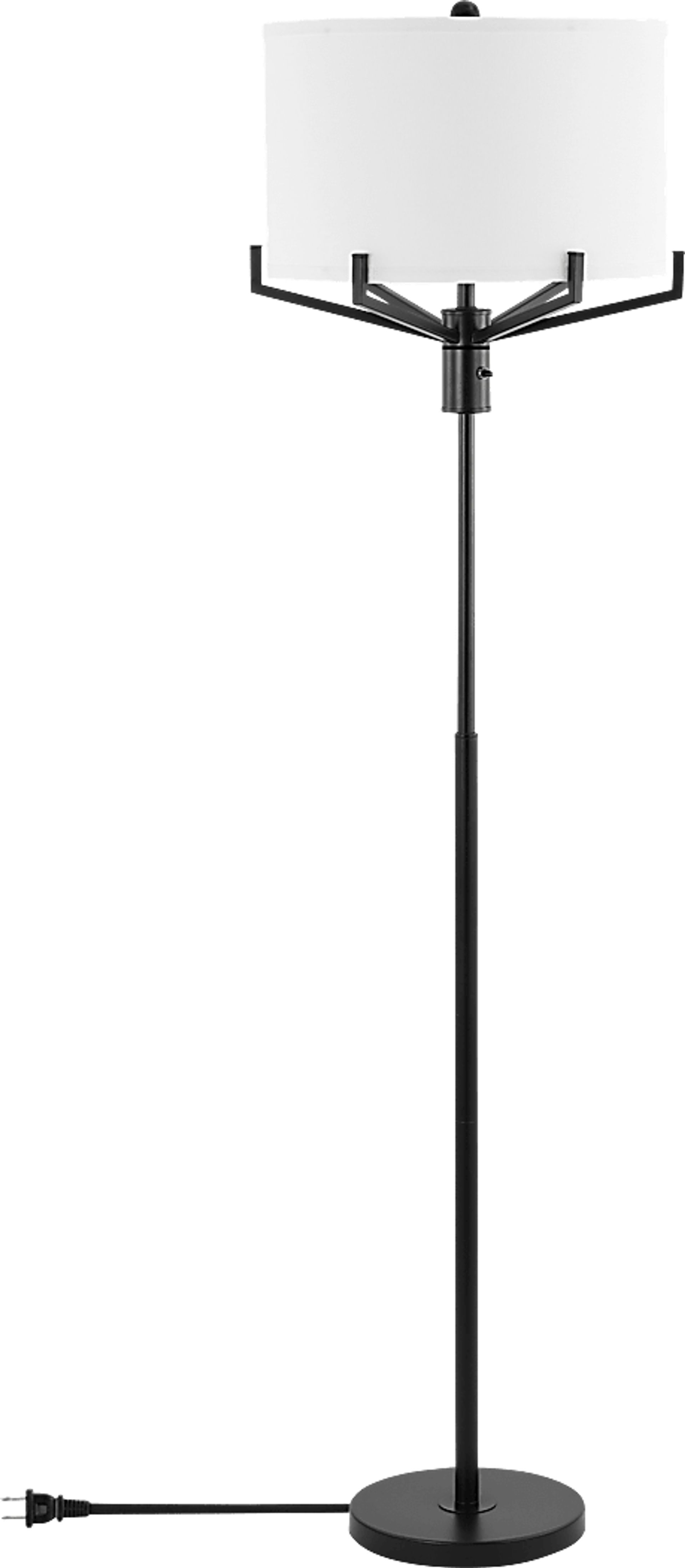 Hemlock Isle Black Floor Lamp - Image 2