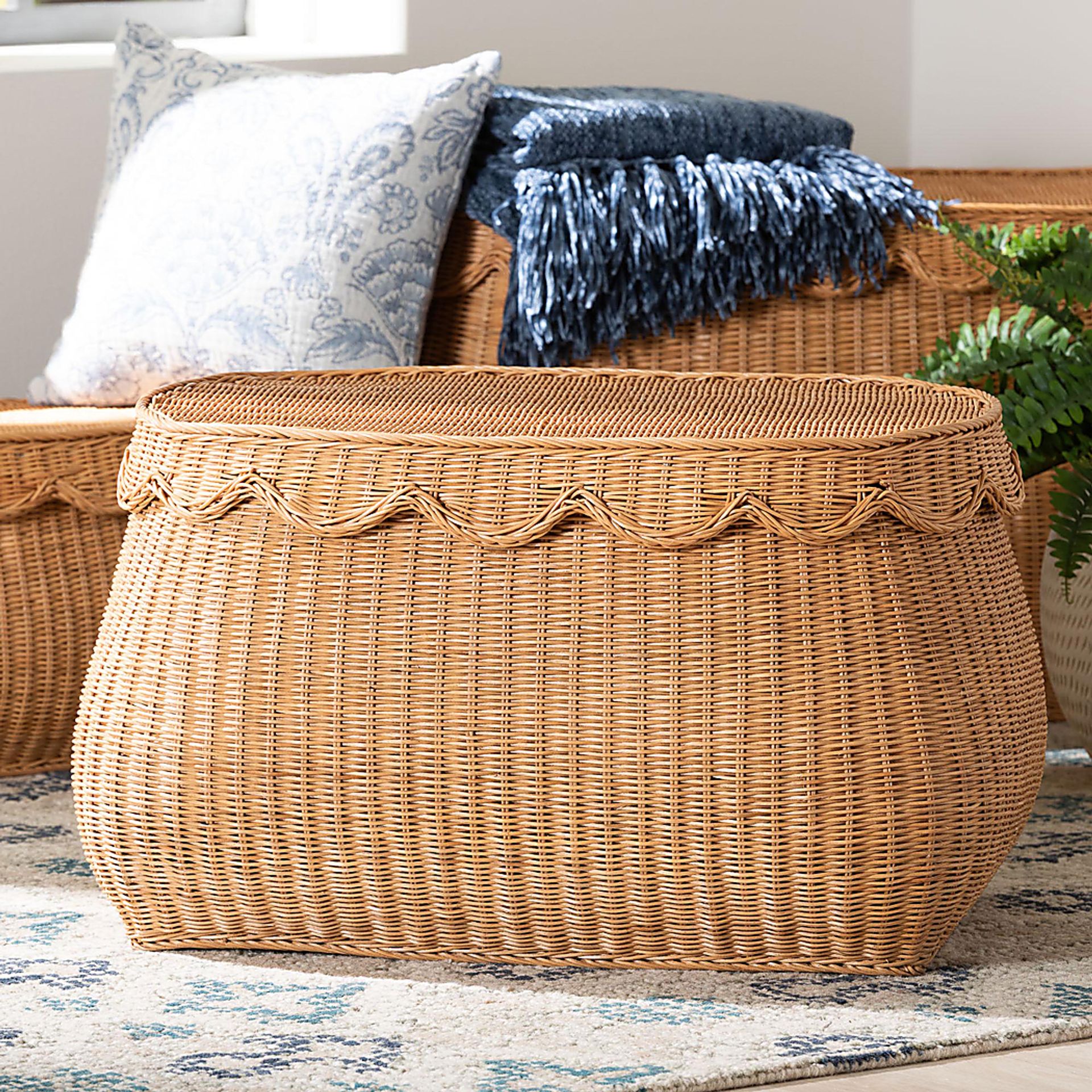 Hempe Brown Basket - Medium - Image 2