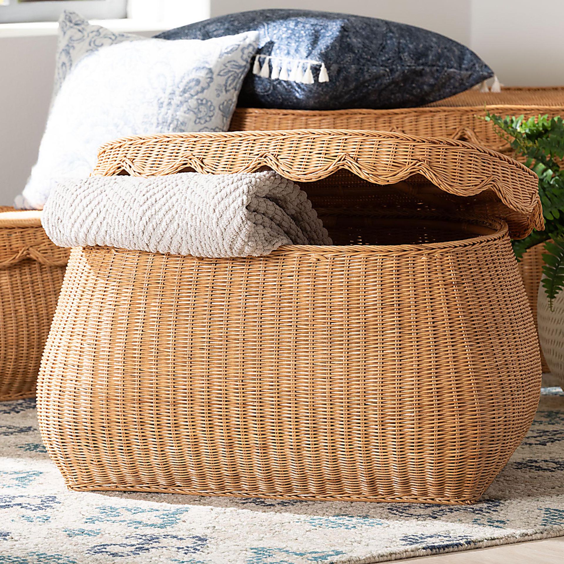 Hempe Brown Basket - Medium - Image 3