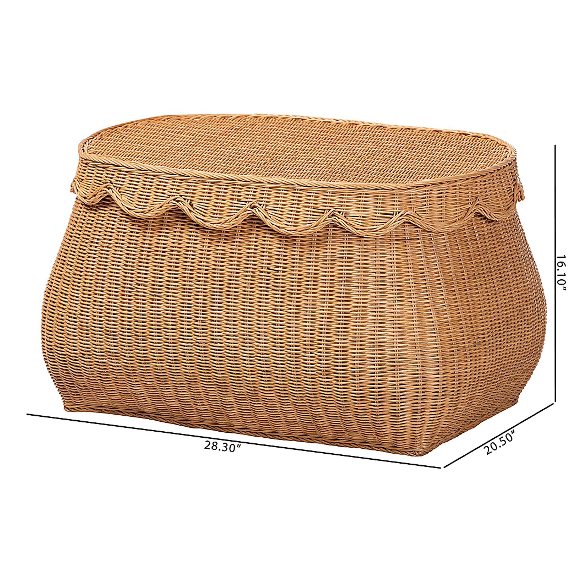 Hempe Brown Basket - Medium - Image 4