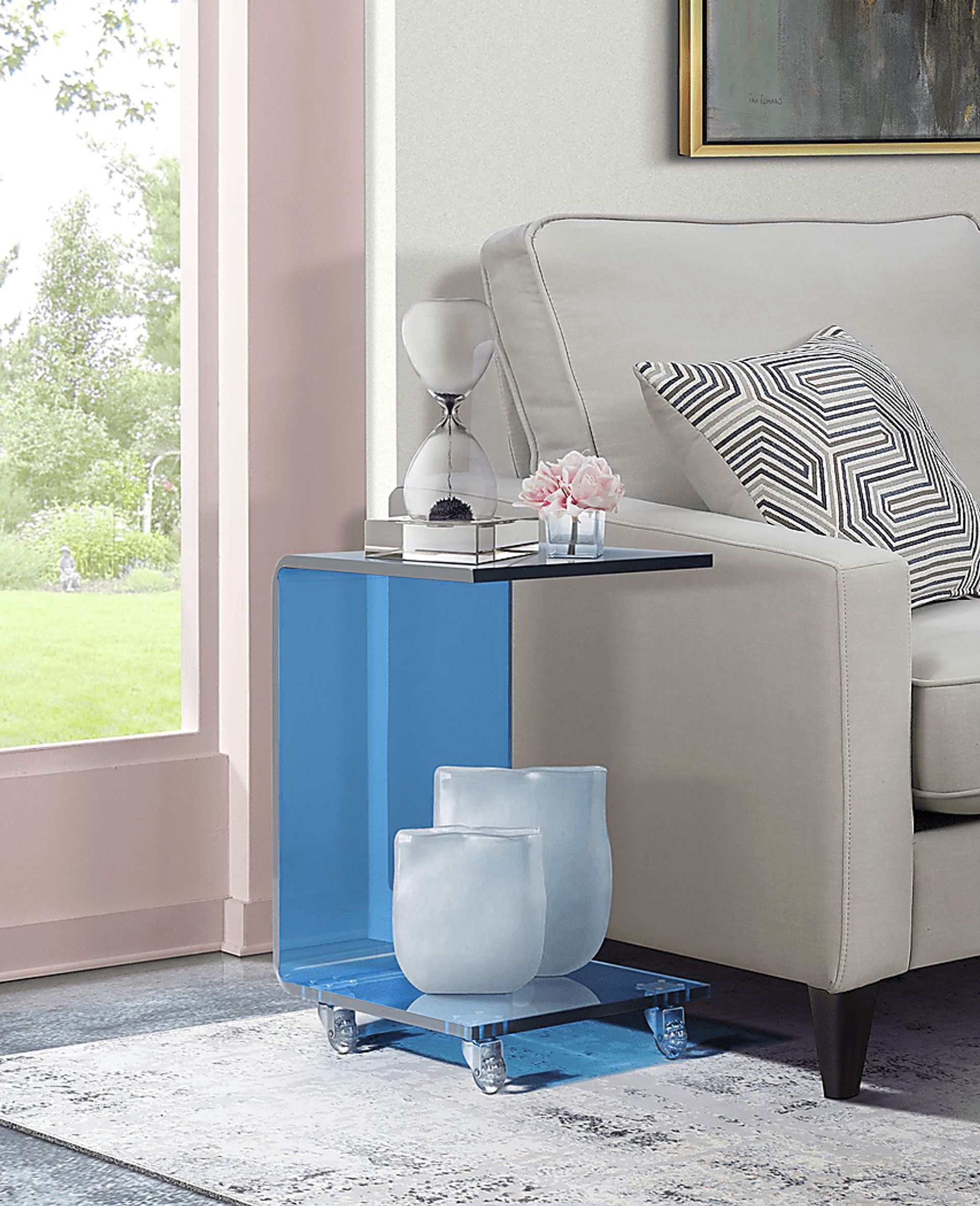 Hemperly Blue Accent Table - Image 6