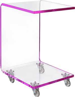 Hemperly Pink Accent Table