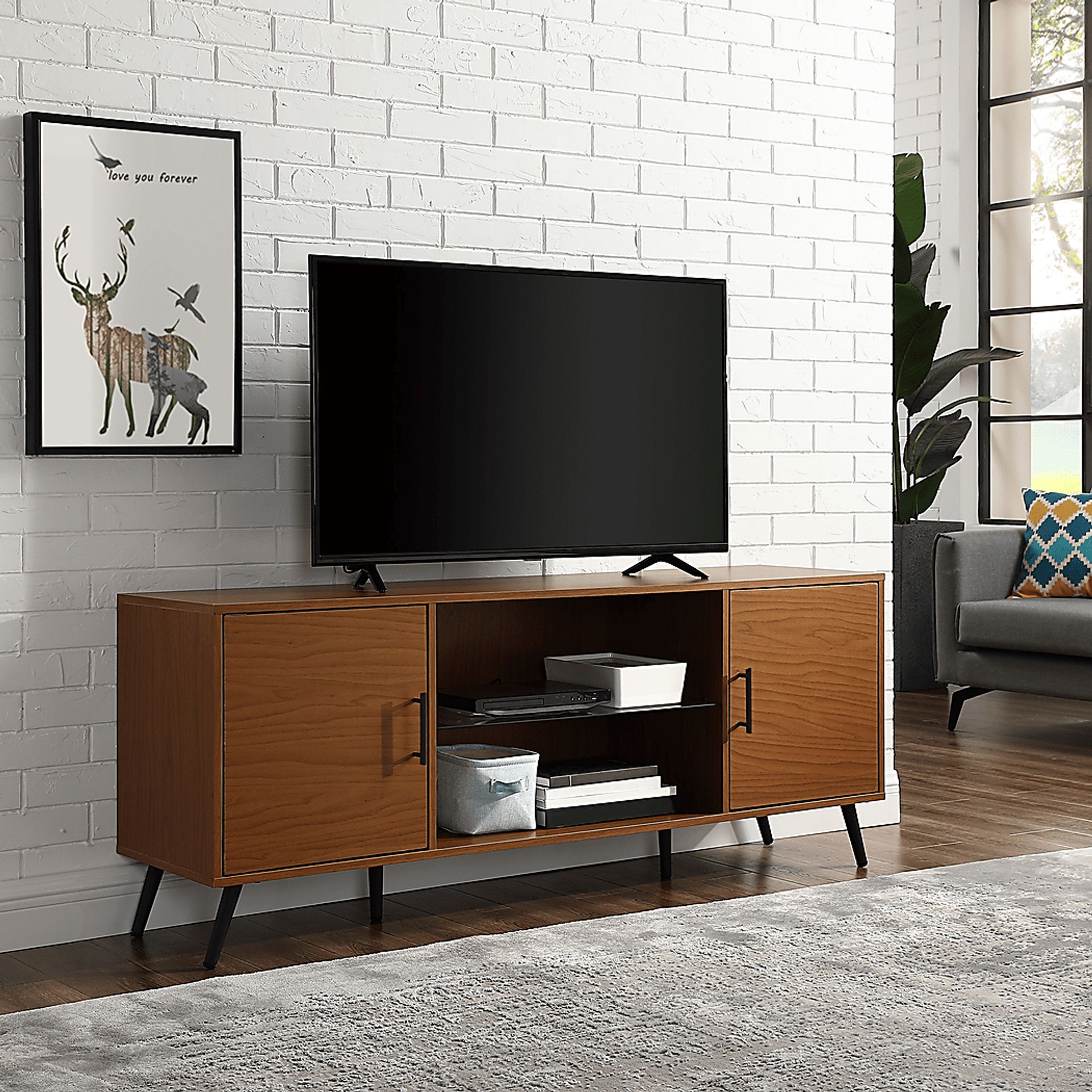 Hemwick Brown 60 in. Console - Image 4