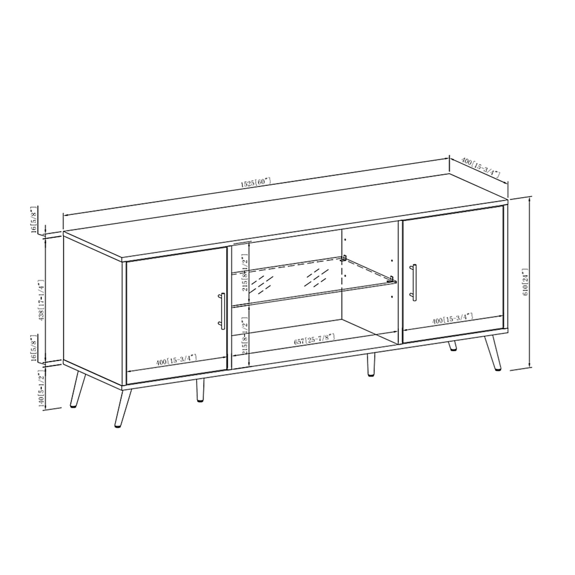 Hemwick Brown 60 in. Console - Image 5