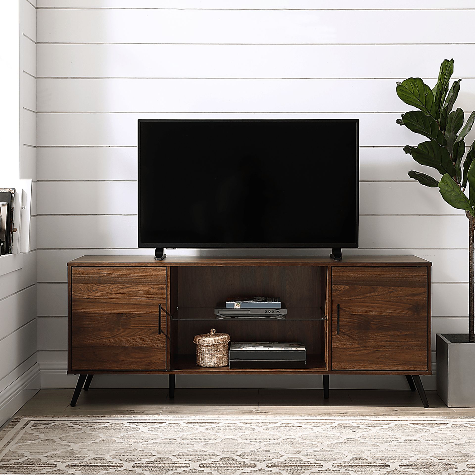 Hemwick Walnut 60 in. Console - Image 4
