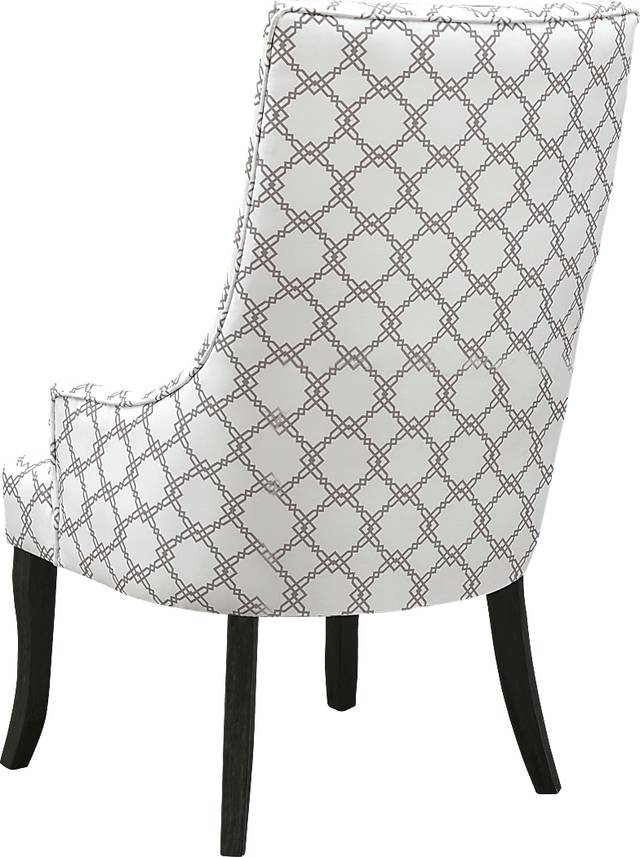 Henagen White Accent Chair - Thumbnail - Image 3