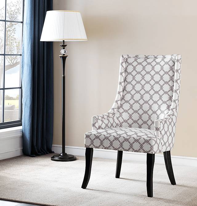 Henagen White Accent Chair - Thumbnail - Image 4