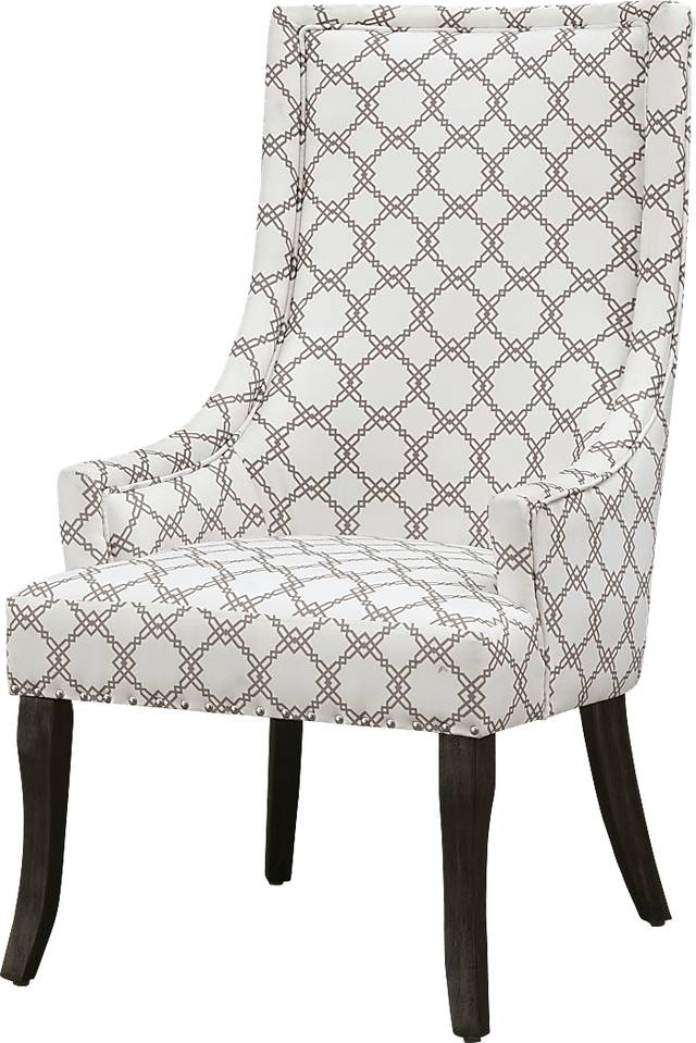 Henagen White Accent Chair - Thumbnail - Image 1