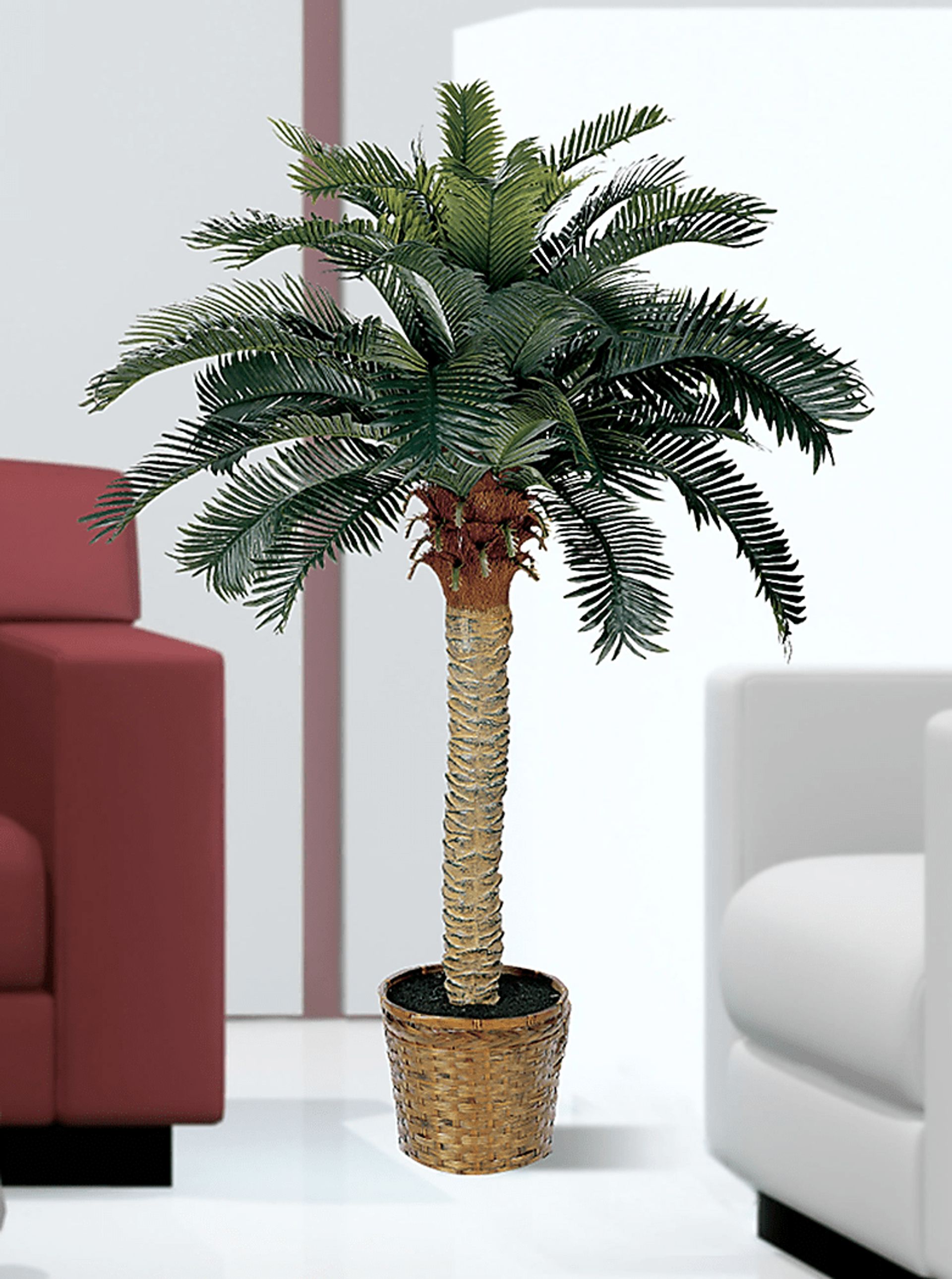 Hendrik Green Palm Silk Tree - Image 3