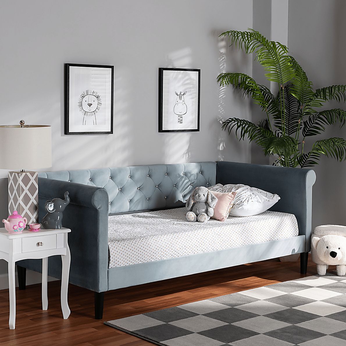 Henleah Blue Full Daybed