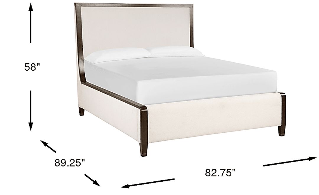 Henley Brown 3 Pc King Upholstered Bed