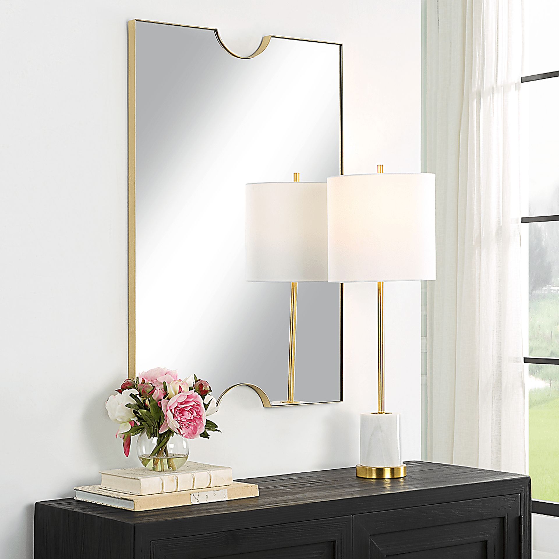 Hennie Gold Mirror - Image 3