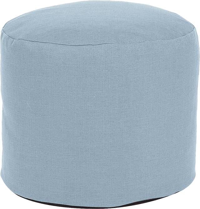Henninger Blue Pouf - Thumbnail - Image 1