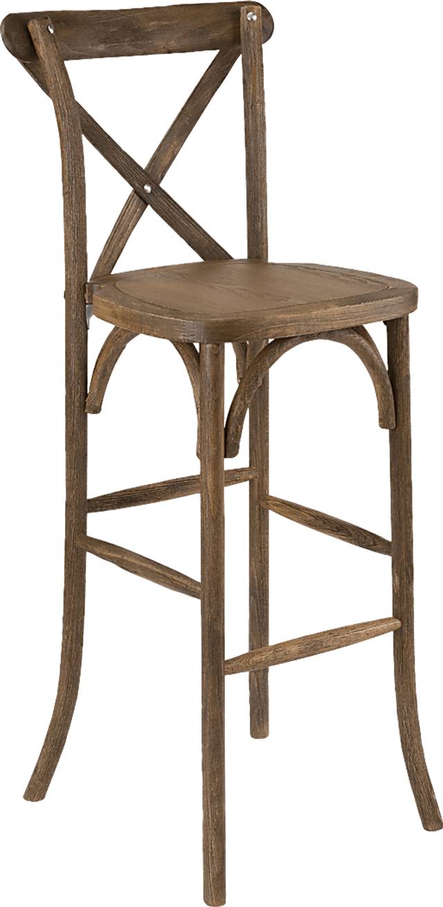 Henrici I Brown Barstool - Thumbnail - Image 1