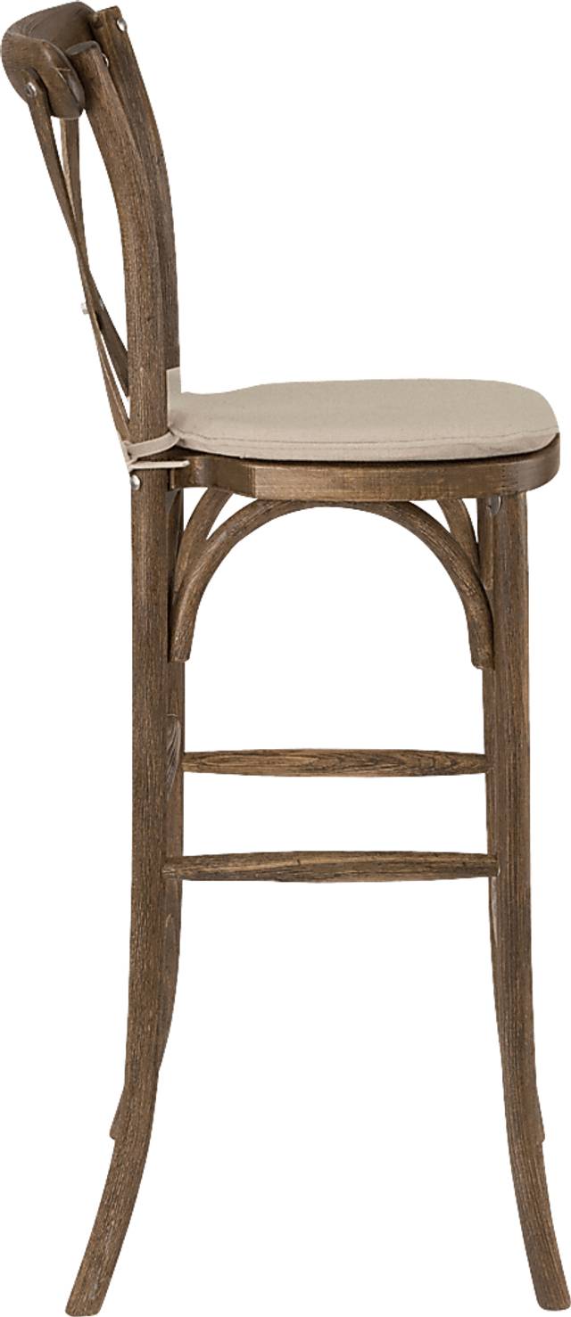 Henrici II Brown Barstool - Thumbnail - Image 5