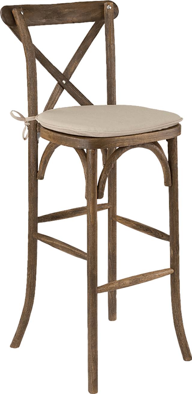 Henrici II Brown Barstool - Thumbnail - Image 1