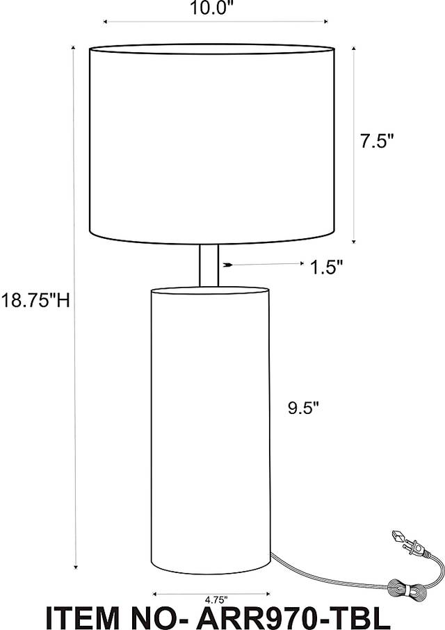 Henrico Bay Ivory Lamp - Thumbnail - Image 10