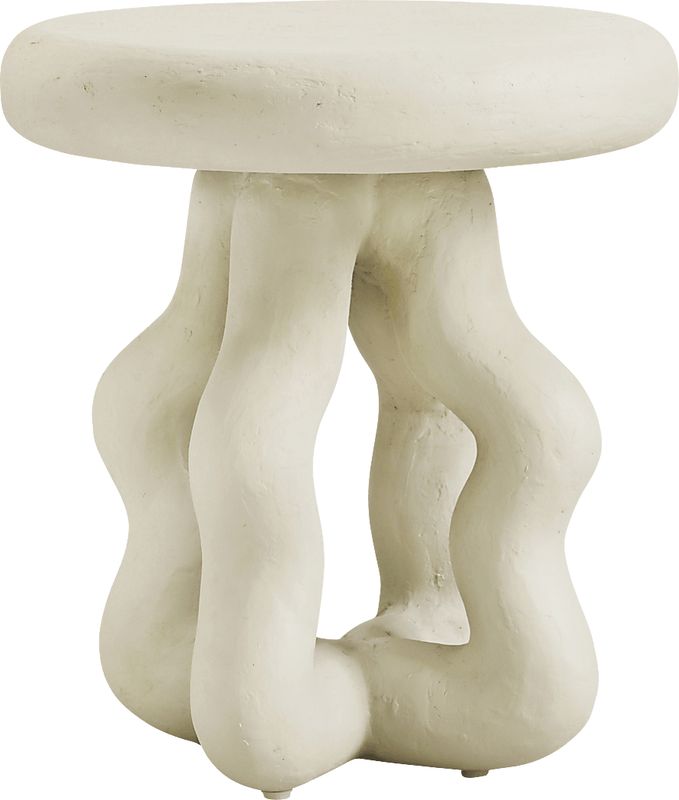 Henrico Cream End Table