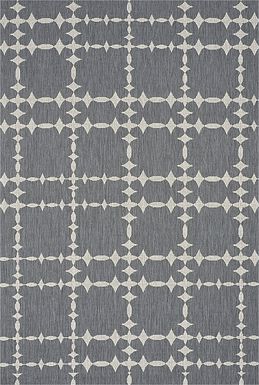 Hensley Dark Gray 7'10 X 10'10 Indoor/Outdoor Rug