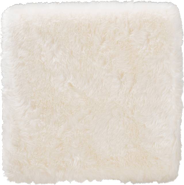 Henslowe White Ottoman - Thumbnail - Image 3