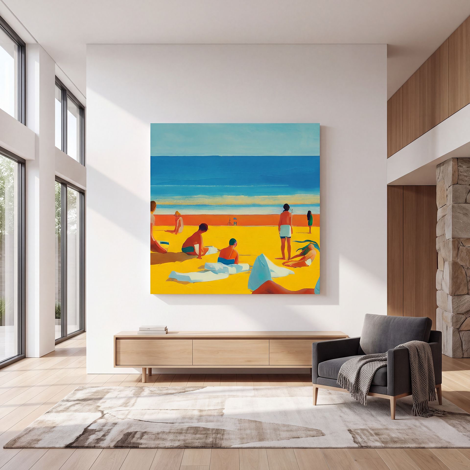 Henzie Orange Artwork - Image 3