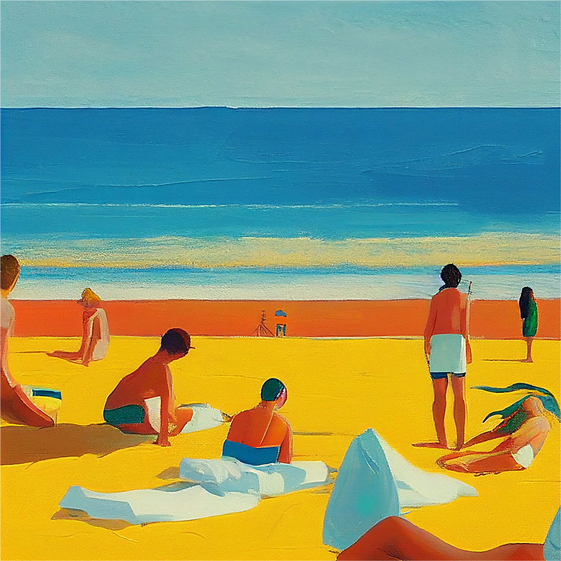 Henzie Orange Artwork - Image 1