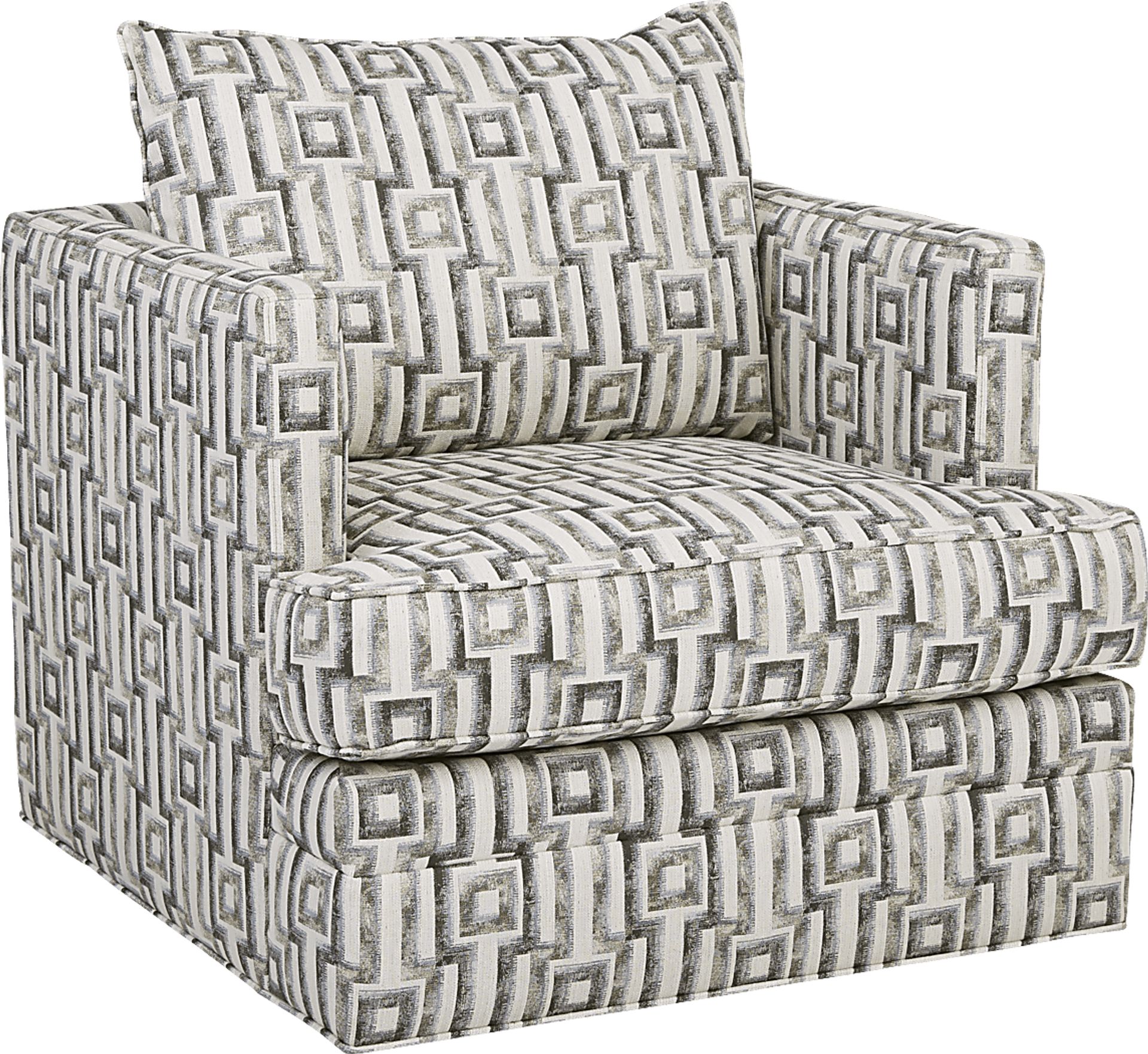 Hera Stone Accent Swivel Chair - Image 1