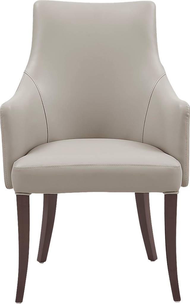 Herbcloud Light Gray Arm Chair - Thumbnail - Image 1
