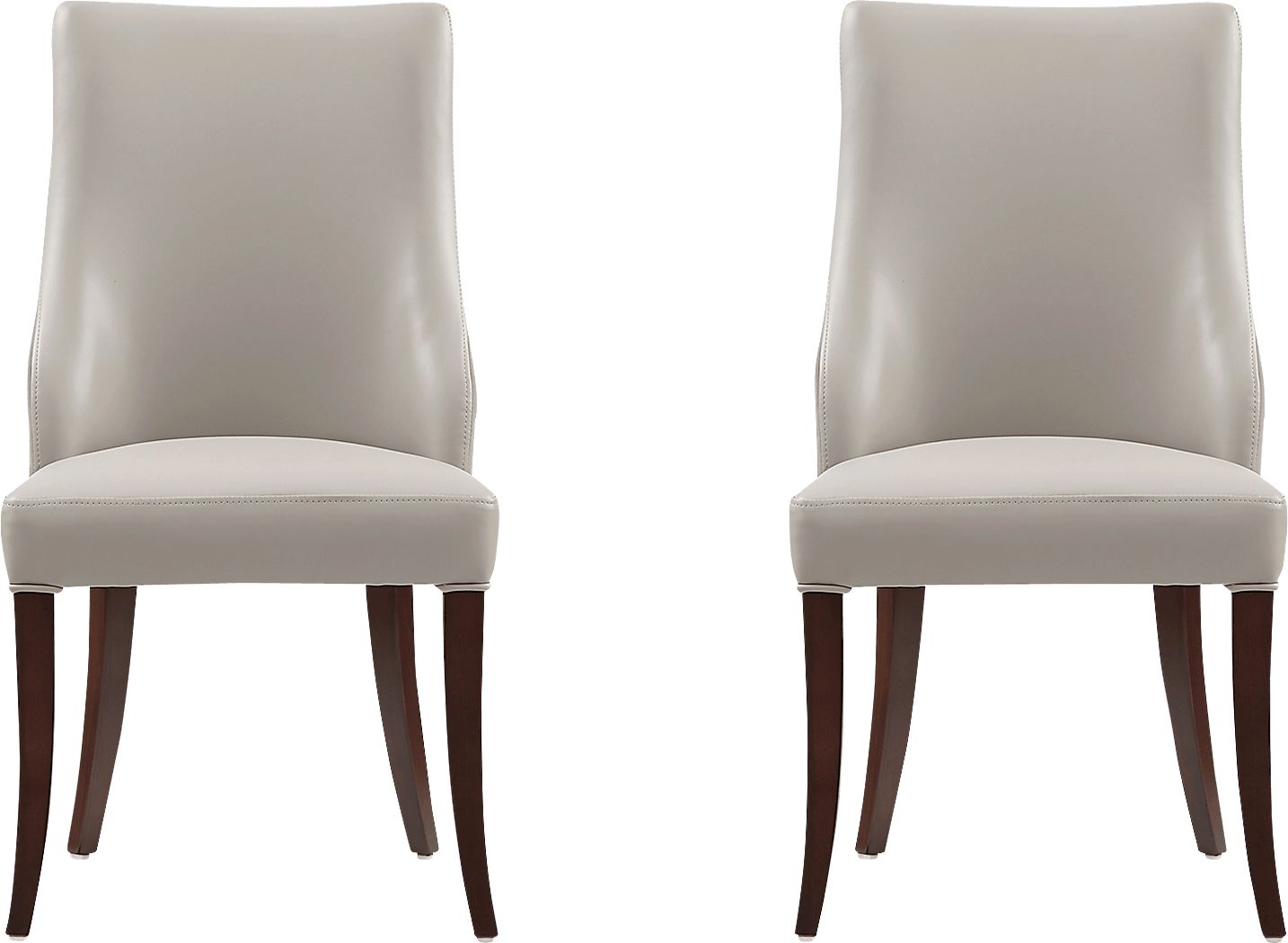 Herbcloud Light Gray Dining Chair, Set of 2