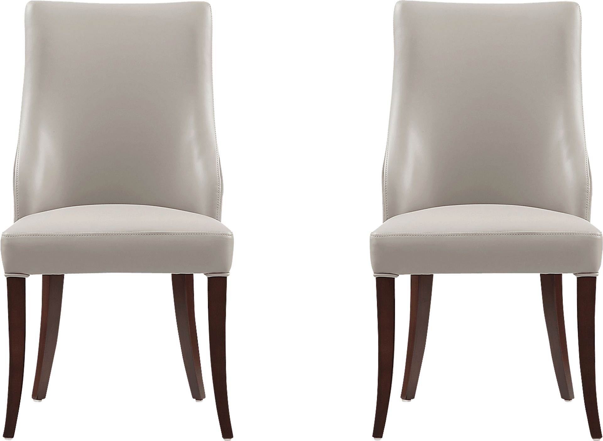 Herbcloud Light Gray Dining Chair, Set of 2 - Image 1