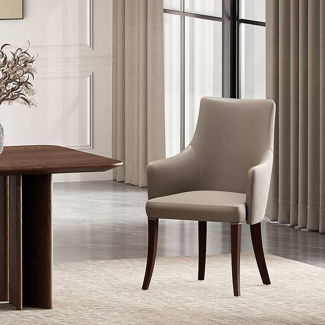 Herbcloud Taupe Arm Chair - Thumbnail - Image 3