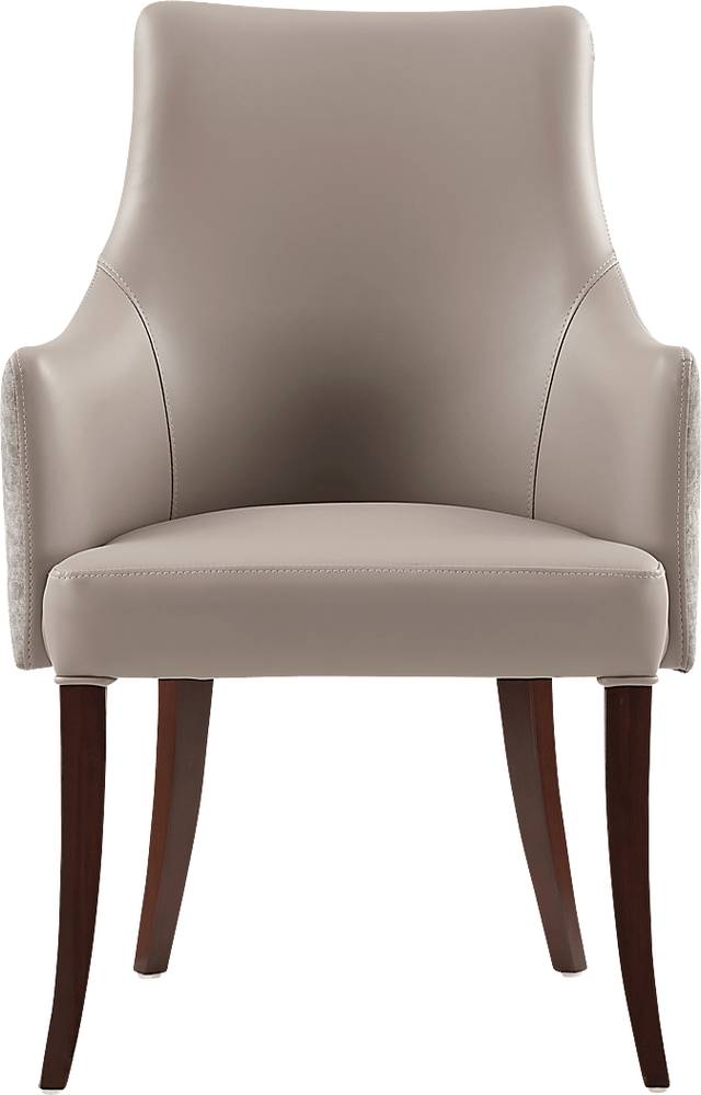 Herbcloud Taupe Arm Chair - Thumbnail - Image 1