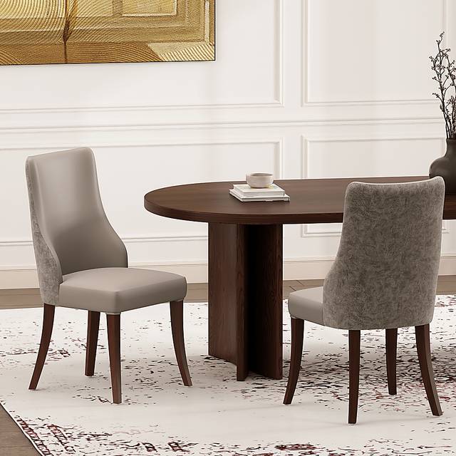 Herbcloud Taupe Dining Chair, Set of 2 - Thumbnail - Image 2
